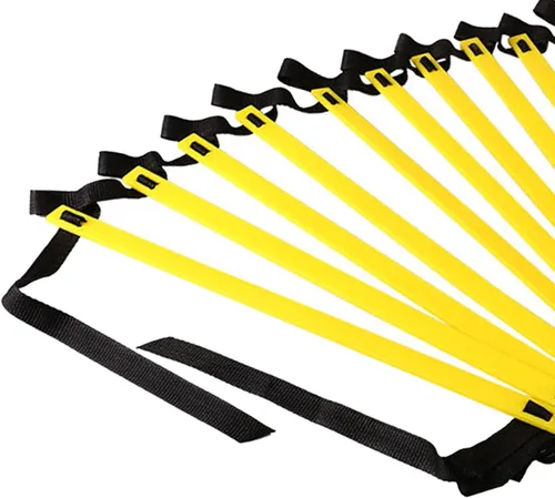 Vista 3 de kowaku Escalera de agilidad, accesorio de fitness de fútbol, equipo de entrenamiento de velocidad de fútbol ajustable, escalera de velocidad