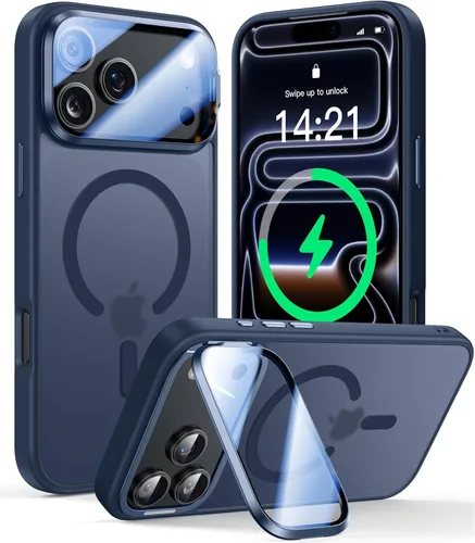 Vista 72 de VOFATA [Protección Completa Mejorada de la Cámara] para Funda iPhone Air con Cubierta de Cámara con Soporte [Compatible con MagSafe][Protección