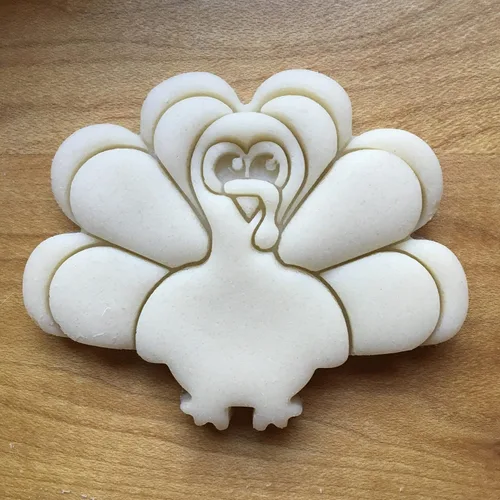 Vista 3 de Sweet Prints Inc - Cortador de galletas de pavo, apto para lavavajillas