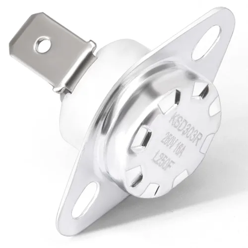 Vista 12 de SRV230-0900 Interruptor de límite alto para estufas de pellets Quadra-Fire Classic Bay 1200i y CB1200. Termodisco de sensor de seguridad de disco