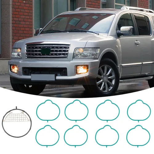 Vista 6 de MS96945 Juego de juntas de colector de admisión, se adapta a Armada 2005-2017, NV2500 NV3500 2008-2012, 2008-2012 Pathfinder, Titan 5.6L 2004-2015