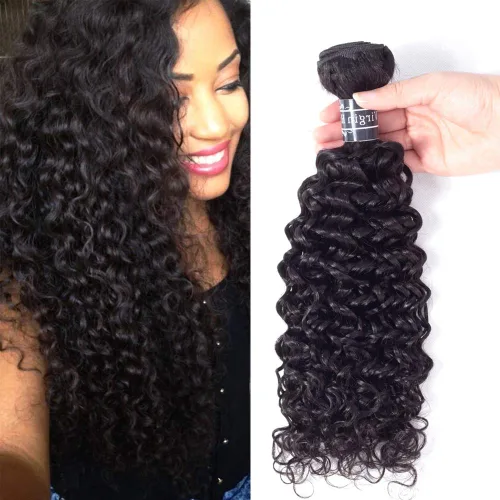 Vista 16 de Amella Extensiones de cabello brasileño de onda profunda de 14 pulgadas, 100% sin procesar, 1 paquete de cabello ondulado profundo, paquetes