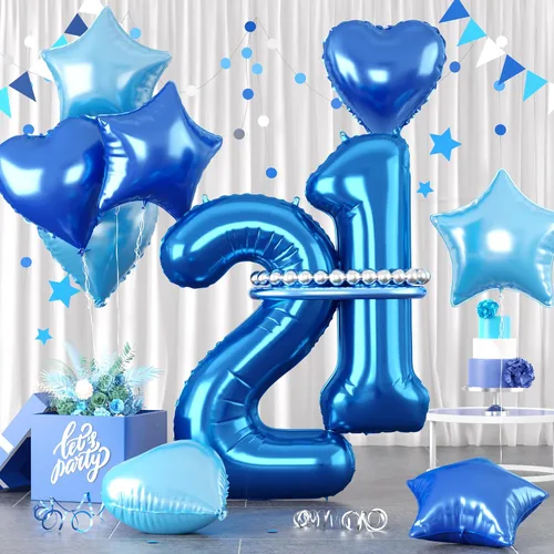 Vista 33 de Globos dorados de color champán con el número 11, globos de oro claro, globo de aluminio dorado con forma de corazón con estrella y globo largo