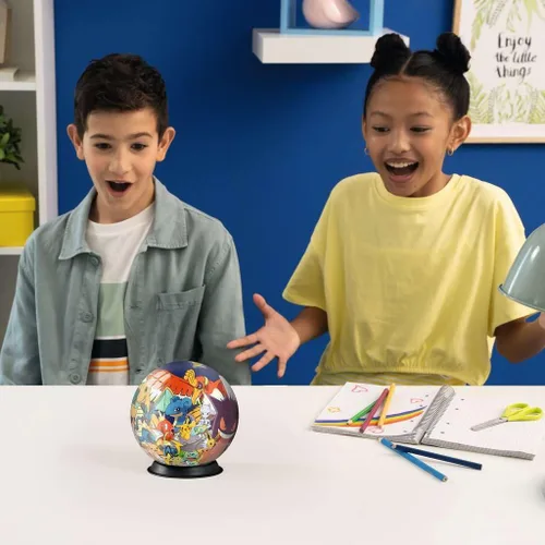 Vista 4 de Ravensburger Pokemon - Rompecabezas 3D para niños a partir de 6 años, 72 piezas, no requiere pegamento, regalos para niños y niñas