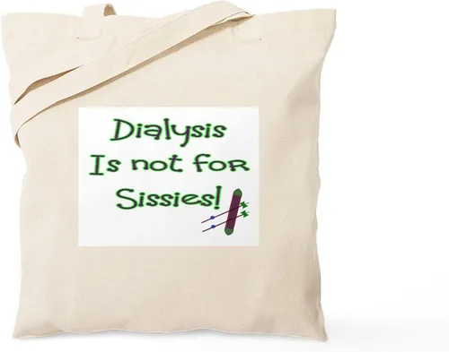 Vista 10 de CafePress Dialysisisabigpain - Bolsa de lona natural, bolsa de compras de tela, Caqui