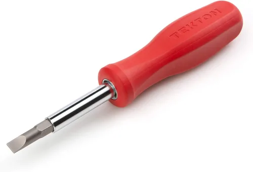 Vista 23 de TEKTON Destornillador multi-punta Phillips/ranurada 6-en-1 (#1 x 3/16 pulgadas, #2 x 1/4 pulgadas, Negro) DMS14001