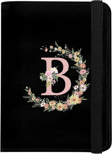 Vista 26 de Linda Funda para Pasaporte y Soporte Combo, Cubierta para Pasaporte con Bloqueo RFID, Compatible con Billetera para Hombres y Mujeres, Protector