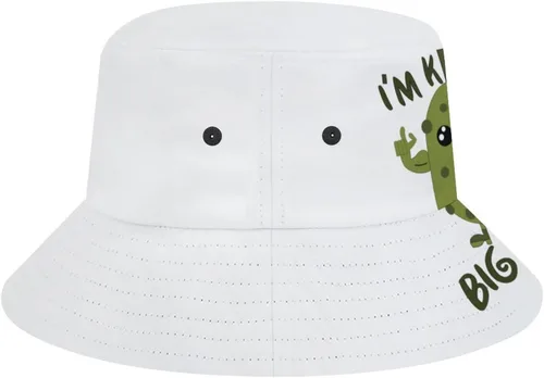 Vista 7 de Divertido sombrero de pescador de pepinillos, sombreros de sol de playa para mujeres y hombres, viajes de verano, sombreros de pescador al aire