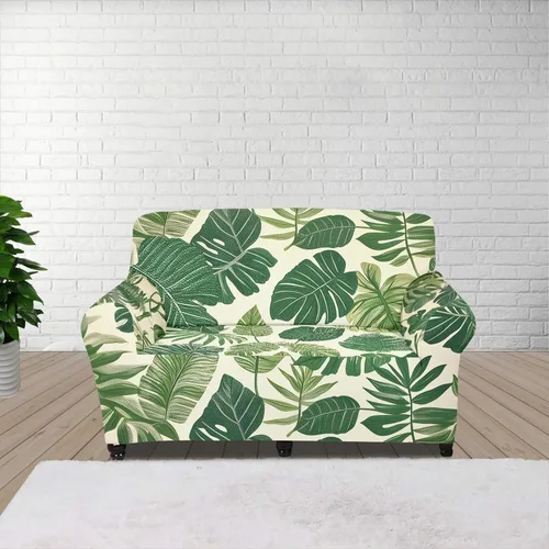 Vista 17 de GIFTPUZZ Funda de sofá roja navideña, protector de sofá con parte inferior elástica para sala de estar, dormitorio y decoración de oficina, elegante