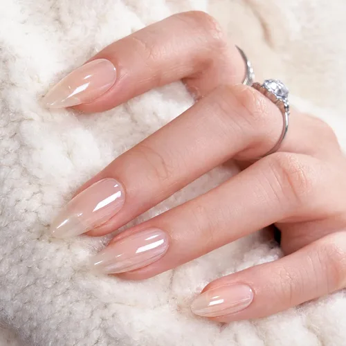 Vista 33 de BTArtbox Uñas Postizas Blancas Cortas a Presión - Uñas Postizas de Gel Suave en Forma de Almendra, Uñas Blancas con Pegamento para Uñas, Uñas