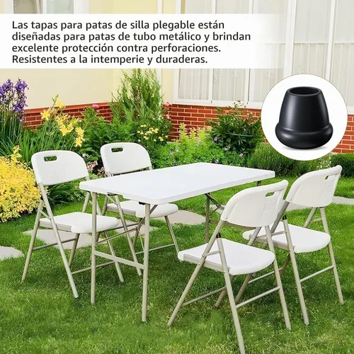 Vista 4 de Ezprotekt Tapas de goma antideslizantes para patas de silla de 0.75