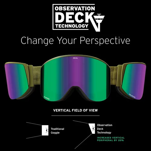 Vista 3 de Zeal Optics Gafas de nieve Beacon ODT/OTG