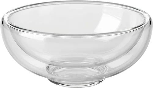 Vista 2 de Restaurantware Forma - Cuencos para salsa de 1 onza, 10 mini cuencos de cristal de doble pared, no se astillan, reutilizables, de vidrio