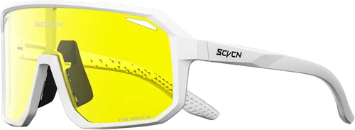 Vista 8 de SCVCN Visión nocturna Gafas de conducción antideslumbrante polarizado amarillo lente mujeres hombres gafas deporte gafas bicicleta MTB DZ-S62