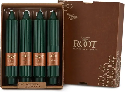 Vista 33 de Root Unscented Smooth Collenette Candles, Willow, 5", 8-Count Sauce