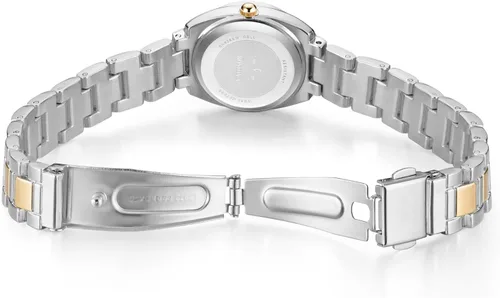 Vista 2 de BOSHIYA Silver Watches for Women Classic Business Analog Quartz Women Watch with Stainless Steel Band Waterproof Ladies Dress Watch
