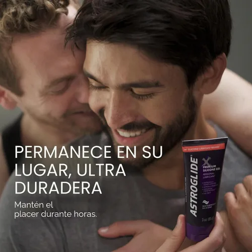 Vista 6 de Astroglide Lubricante de silicona (85ml), Gel Premium personal para sexo vaginal y anal, sin goteo, se mantiene en su lugar, lubricante