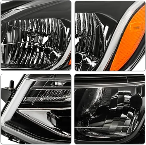Vista 4 de SOCKIR Conjunto de faros delanteros Compatible con 2017-2022 Chevy TRAX sin DRL LED, no proyector, halógeno de reemplazo estilo OE, lámparas