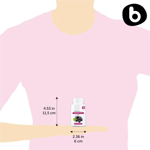 Vista 7 de Cápsulas orgánicas de bayas de Aronia – Suplemento de chokeberry negro con antocianinas y polifenoles naturales – Apoya el sistema inmunológico