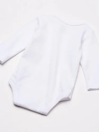 Vista 4 de Luvable Friends unisex-baby Cotton Long-sleeve Bodysuits