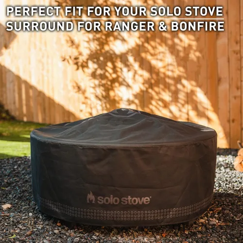 Vista 2 de Solo Stove Surround Shelter Small Funda protectora para mesa envolvente de hoguera, resistente a la intemperie, acrílico teñido