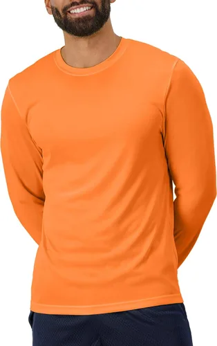Vista 2 de Hanes Sport Camiseta de manga larga para hombres, paquete de camisetas de rendimiento Cool DRI de secado rápido, camiseta de rendimiento, paquete