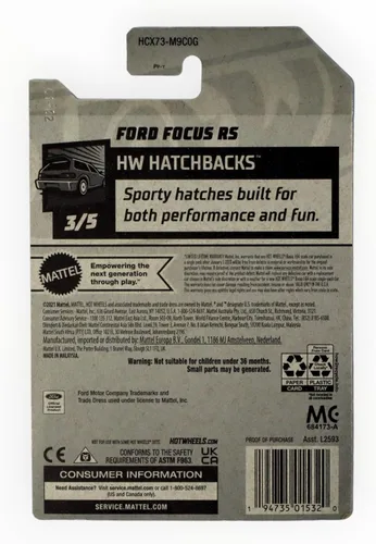 Vista 2 de Hot Wheels Ford Focus RS