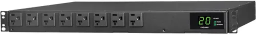 Vista 4 de Tripp Lite PDU con medición, interruptor de transferencia automática (ATS), 20A, 120V, 1.92kW, monofásico - 16 salidas (5-15/20R), cables de entrada