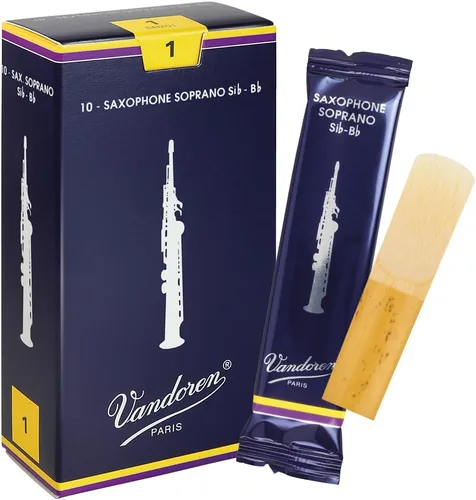 Vista 7 de Vandoren SR203 - Cañas tradicionales para saxofón soprano Fuerza 3; Caja de 10