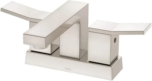 Vista 16 de Gerber Avian - Grifo de baño central de 4 pulgadas con 2 manijas con drenaje de toque de metal, bronce cepillado
