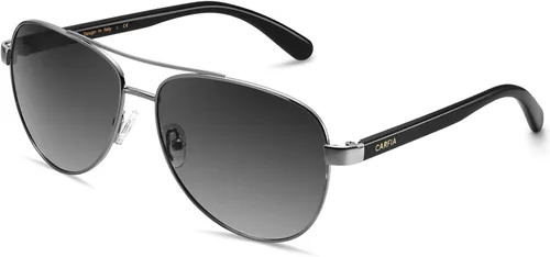 Vista 36 de CARFIA Gafas de sol polarizadas para mujer, protección UV, brazos de acetato, marco de metal, sombras para mujer, CA3216