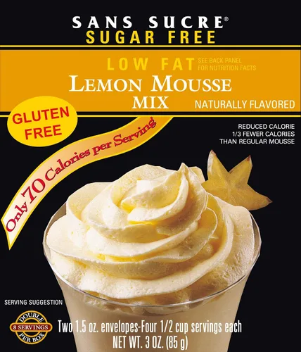 Vista 2 de SANS SUCRE Mezcla de mousse de limón, sin azúcar y sin gluten