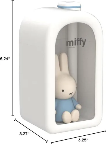 Vista 7 de Mipow X Miffy Humidificador de Neblina Fría - Humidificador Ultrasónico Silencioso, Mini Humidificador Bonito con Luz Nocturna, Humidificador