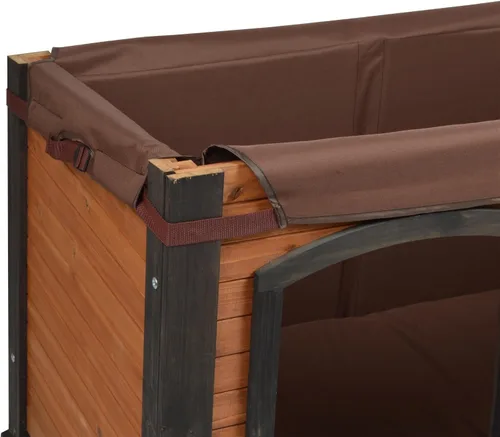 Vista 9 de PRECISION PET productos juego de aislamiento para casa de perro estilo cabina - Lavable a máquina - Grande