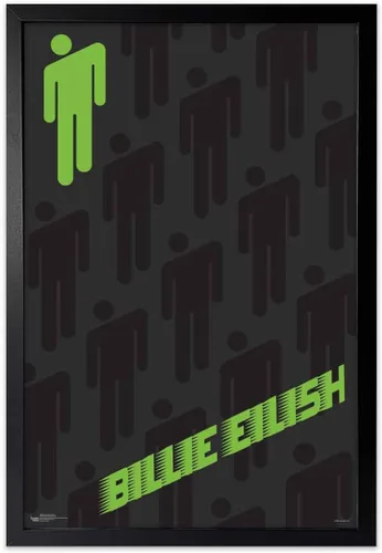 Vista 3 de Scorpio Posters Póster de Billie Eilish Blohsh con licencia oficial, 24 x 36 pulgadas