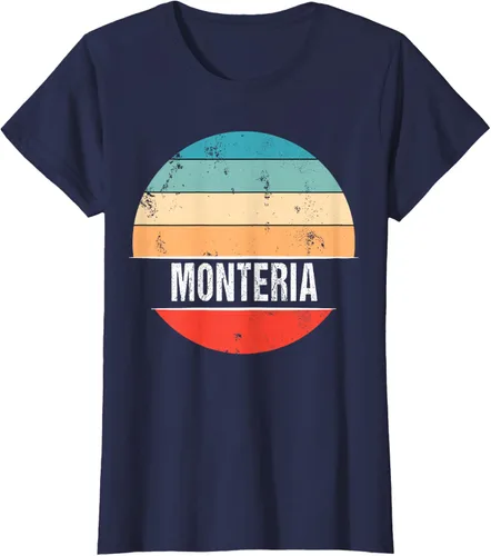 Vista 23 de Camiseta Montería Colombia City Trip, Negro