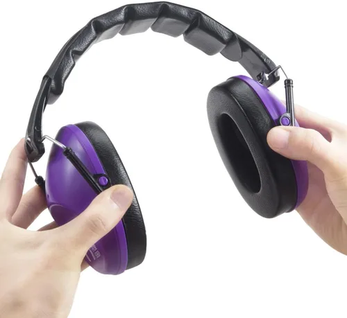 Vista 8 de Pro For Sho 34dB NRR - Orejeras de protección auditiva, NRR más alta en diseño compacto, protección auditiva para disparar, cortar y trabajar