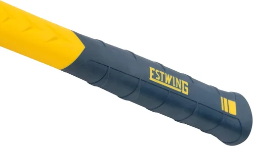 Vista 4 de ESTWING Sure Strike Engineer's Hammer - Trineo de 40 onzas con mango de fibra de vidrio y agarre antideslizante para cojín - MRF40E