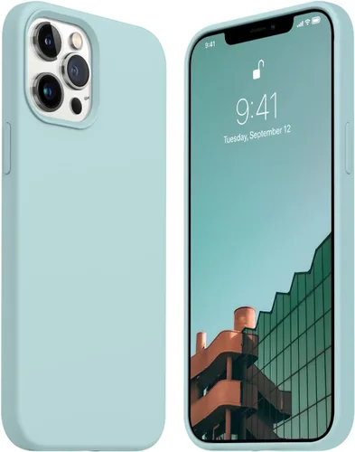Vista 55 de JELE Funda a prueba de golpes diseñada para iPhone 11, funda de teléfono de silicona líquida con [forro de microfibra suave antiarañazos]