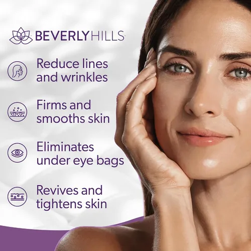 Vista 6 de Beverly Hills V-Lift - Suero de veneno de abeja para ojos hinchados, ojeras, arrugas y bolsas debajo de los ojos para mujeres y hombres, 1.0 fl oz
