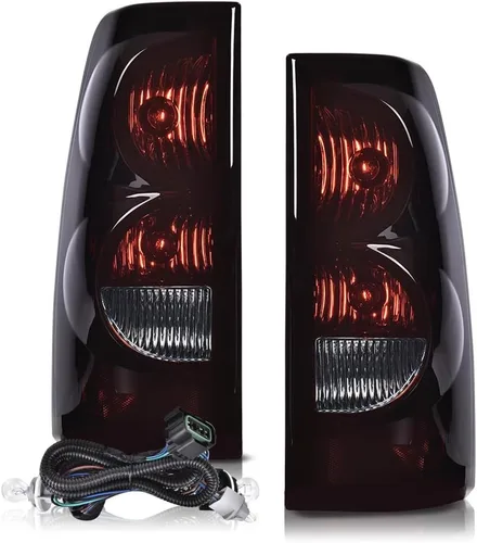 Vista 13 de PIT66 Luces traseras compatibles con Chevy Silverado 1500 2500 HD 2016-2019, compatibles con GMC Sierra 3500 HD 2016-2019, lámparas de freno