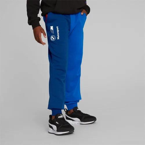 Vista 2 de Puma Kids' BMW M Motorsport Essentials French Terry Sweatpants Color Pro Azul-m