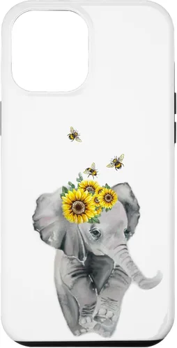Vista 26 de Elephant Bumble bee - Sunflower Animal Lover Honey Bees Case for iPhone 17