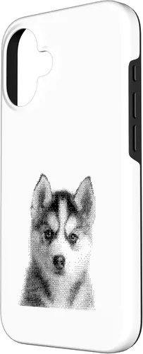 Vista 2 de Cute Siberian Husky for Dog Mom and Paw Parents Case for iPhone 16