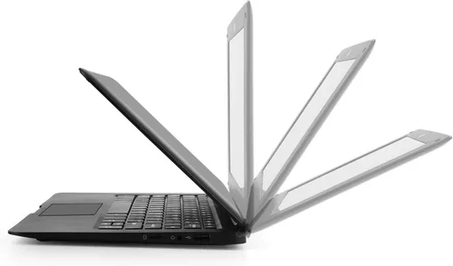 Vista 4 de Windows 10 Ordenador portátil Mini 10 pulgadas 32GB ultrafino y ligero Netbook Quad Core CPU PC HDMI WiFi USB YouTube (negro)