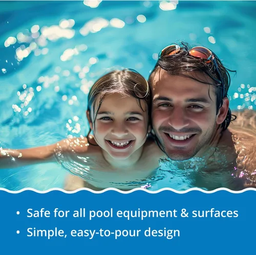 Vista 4 de In The Swim Acondicionador líquido, estabilizador de pH neutro de disolución rápida para una protección duradera de la química del agua, 1 galón