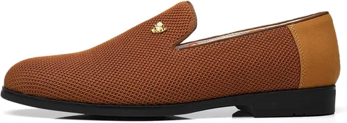 Vista 2 de Mocasines de vestir sin cordones para hombre, esmoquin de conducción