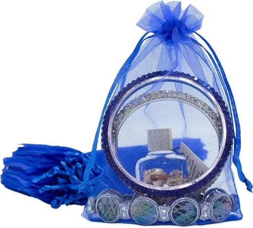 Vista 18 de TheDisplayGuys - Paquete de 48 bolsas de regalo de organza transparente negra de 2 x 2-3/4 pulgadas con cordón, bolsas de regalo para joyas, bolsas