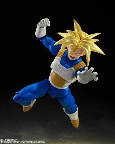 Vista 5 de TAMASHII NATIONS - Dragon Ball Z - Super Saiyan Trunks -Poder Super Latente Infinito- Figura de acción S.H.Figuarts Super Saiyan Trunks -Infinite