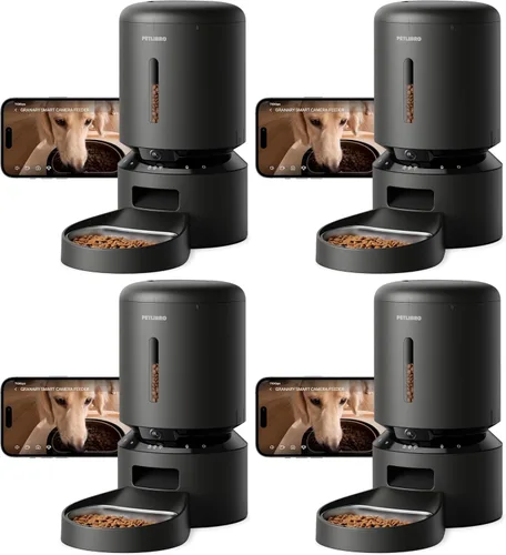 Vista 13 de PETLIBRO Comedero automático para gatos – Dispensador programable de alimentos para mascotas de 3 litros con almacenamiento hermético, control